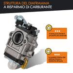 Load image into Gallery viewer, Carburateur pour débroussailleuse 52 cc 49 cc 43 cc, Kit complet d'accessoires inclus, Convient à une grande variété de tondeuses à gazon, débroussailleuses et tronçonneuses à chaîne
