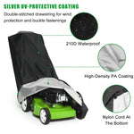 Load image into Gallery viewer, Housse de Protection Imperméable pour Tondeuse à Gazon - Tissu Polyester 210D, Robuste pour Toutes Saisons Extérieur/Intérieur (195 x 66 x 112 cm)