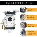 Load image into Gallery viewer, Carburateur Débroussailleuse 52cc 49cc 43cc, Kits de Carburateur pour Moteur avec Joint Tuyau Bougie d'allumage et Filtre à Essence pour Tondeuses à Gazon, Débroussailleuses et Tronçonneuses à Chaîne