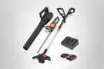 Load image into Gallery viewer, 20V 12'' Cordless String Trimmer, 360 CFM Leaf Blower &amp; 22'' Hedge Trimmer Combo, 2 Batteries &amp; Charger Included, WG931