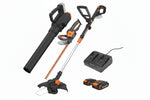 Load image into Gallery viewer, 20V 12'' Cordless String Trimmer, 360 CFM Leaf Blower &amp; 22'' Hedge Trimmer Combo, 2 Batteries &amp; Charger Included, WG931