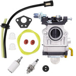 Load image into Gallery viewer, Carburateur pour débroussailleuse 52 cc 49 cc 43 cc, Kit complet d'accessoires inclus, Convient à une grande variété de tondeuses à gazon, débroussailleuses et tronçonneuses à chaîne