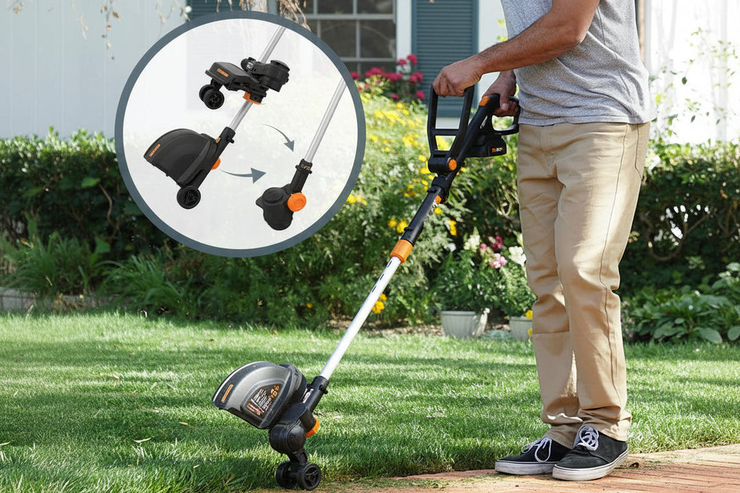 20V Cordless String Trimmer & 360 CFM Leaf Blower Combo, 12-Inch Trimmer, 2 × 4.0Ah Batteries & Charger Included, Model WG930.3