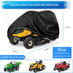 Load image into Gallery viewer, Housse de tracteur de jardin, Housse tondeuse autoportée, Bâche en tissu Oxford 420D coupe-vent, Anti-pluie, Anti-poussière et anti-UV (L264 x W100 x H130CM)