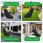 Load image into Gallery viewer, Housse de Protection Imperméable pour Tondeuse à Gazon - Tissu Polyester 210D, Robuste pour Toutes Saisons Extérieur/Intérieur (195 x 66 x 112 cm)