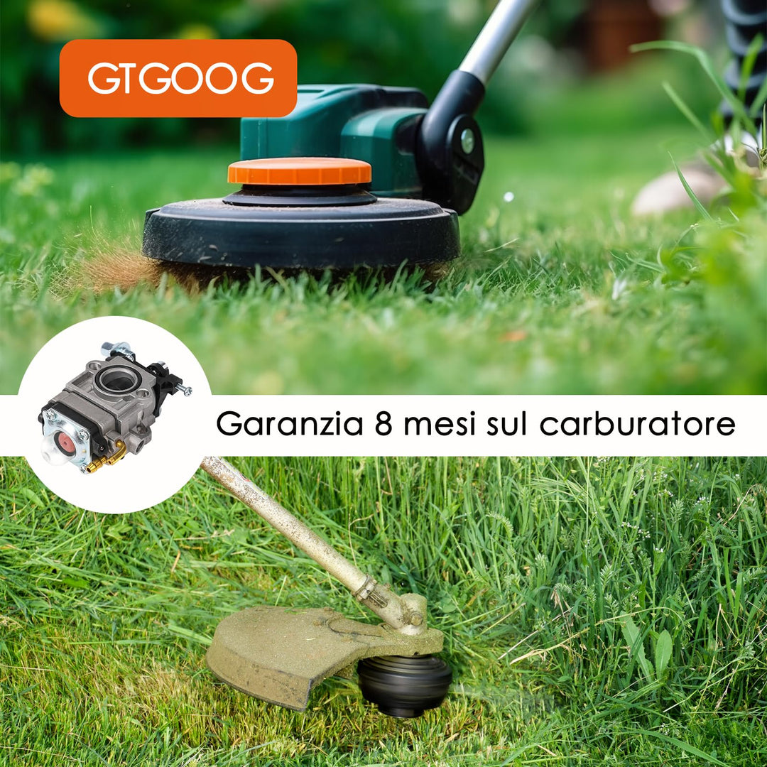 Carburateur pour débroussailleuse 52 cc 49 cc 43 cc, Kit complet d'accessoires inclus, Convient à une grande variété de tondeuses à gazon, débroussailleuses et tronçonneuses à chaîne